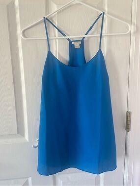 J. Crew Blue Racerback Camisole